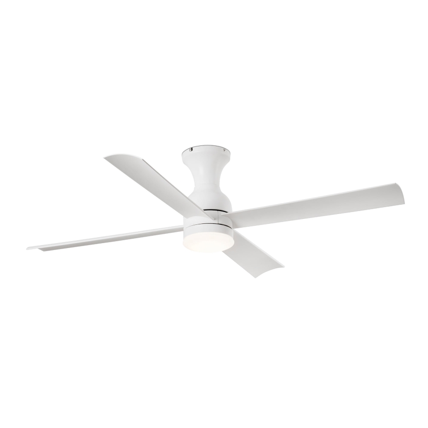 FARO 33756 - LED plafonski ventilator FRASER LED/16W/230V bela prečnika 120 cm + daljinski upravljač