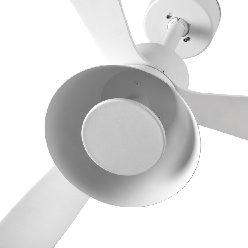 FARO 33760WT-22 - LED prigušiva plafonski ventilator AMELIA L CONE LED/20W/230V 2700/3500/5000K bela Ø 132 cm Wi‑Fi Tuya + daljinski upravljač