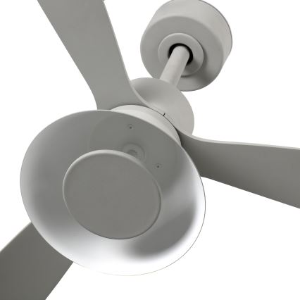 FARO 33762WT-24 - LED prigušiva stropni ventilator AMELIA L CONE LED/20W/230V 2700/3500/5000K siva Ø 132 cm Wi-Fi Tuya + daljinski upravljač
