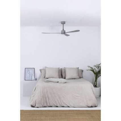 FARO 33762WT - plafonski ventilator AMELIA L, sivi, prečnik 132 cm, Wi-Fi Tuya + daljinski upravljač