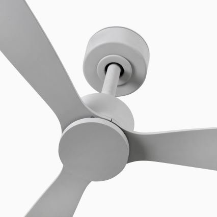 FARO 33762WT - plafonski ventilator AMELIA L, sivi, prečnik 132 cm, Wi-Fi Tuya + daljinski upravljač