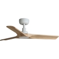 FARO 33805WT - Plafonski ventilator HEYWOOD S, drvo/bela, prečnika 90 cm, Wi‑Fi Tuya + daljinski upravljač