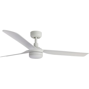 FARO 33814WT-20 - LED prigušiva plafonski ventilator PUNT M LED/18W/230V 2700/3000/4000K bela, prečnik 132 cm, Wi-Fi Tuya + daljinski upravljač