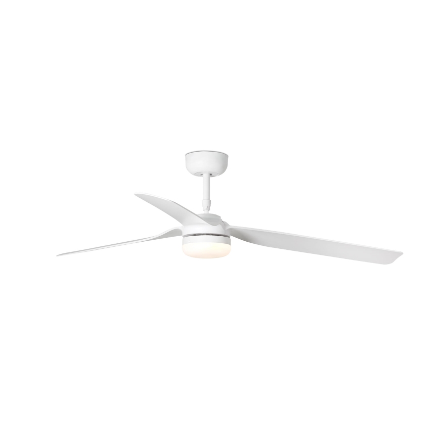 FARO 33814WT-20 - LED prigušiva plafonski ventilator PUNT M LED/18W/230V 2700/3000/4000K bela, prečnik 132 cm, Wi-Fi Tuya + daljinski upravljač