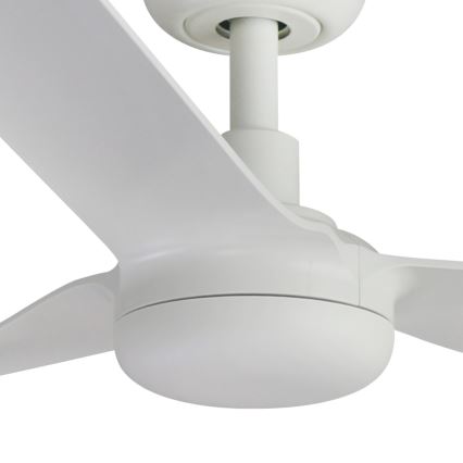 FARO 33814WT - Plafonski ventilator PUNT M, beo, prečnik 132 cm, Wi-Fi Tuya + daljinski upravljač