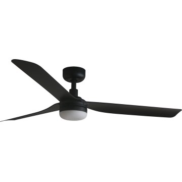 FARO 33815WT-21 - LED prigušiva plafonski ventilator PUNT M LED/18W/230V 2700/3000/4000K crni prečnik 132 cm Wi-Fi Tuya + daljinsko upravljanje