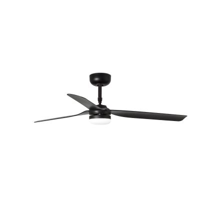 FARO 33815WT-21 - LED prigušiva plafonski ventilator PUNT M LED/18W/230V 2700/3000/4000K crni prečnik 132 cm Wi-Fi Tuya + daljinsko upravljanje