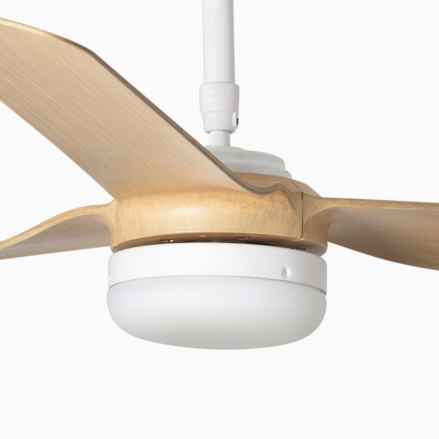 FARO 33816-20 - LED plafonski ventilator PUNT LED/18W/230V Wi-Fi bež/bela + daljinski upravljač