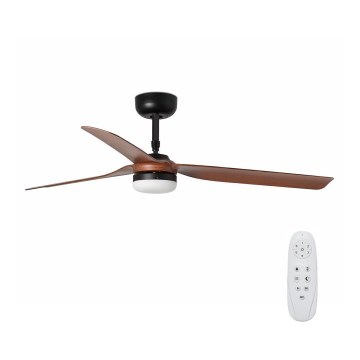 FARO 33817-21 - LED plafonski ventilator PUNT LED/24W/230V 3000/4000/6500K braon/crna + sa daljinskim upravljačem