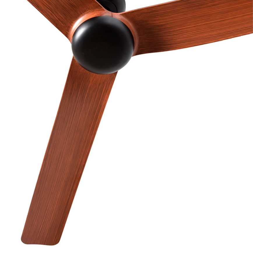 FARO 33817 - Stropni ventilator PUNT, braon/crna, prečnik 130 cm + daljinski upravljač