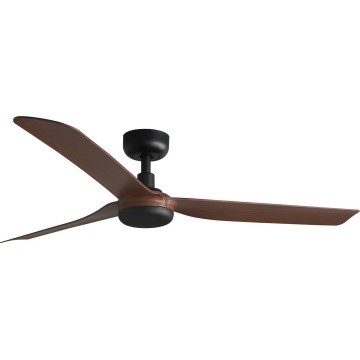 FARO 33817WT - Plafonski ventilator PUNT M braon/crna prečnik 132 cm Wi-Fi Tuya + daljinski upravljač