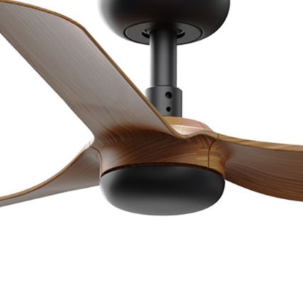 FARO 33823 - Plafonski ventilator MINI PUNT S braon/crna prečnik 90 cm + daljinski upravljač