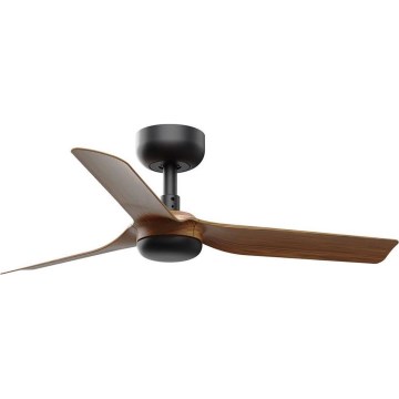 FARO 33823WT - Plafonski ventilator MINI PUNT S braon/crna prečnik 90 cm Wi-Fi Tuya + daljinski upravljač