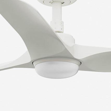 FARO 33824-1TW - LED prigušiva stropni ventilator HEY S LED/10W/230V 2700/3000/4000K bela prečnika 90 cm + daljinski upravljač