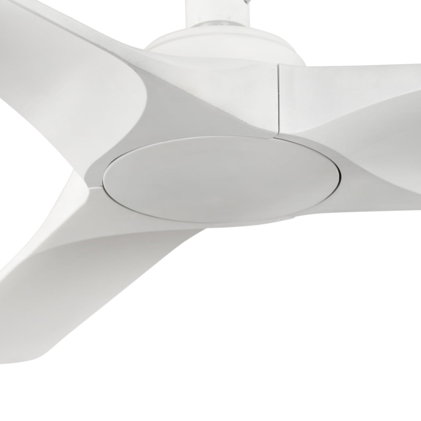FARO 33824WT - Plafonski ventilator HEY S, beli, prečnika 90 cm, Wi‑Fi Tuya + daljinski upravljač