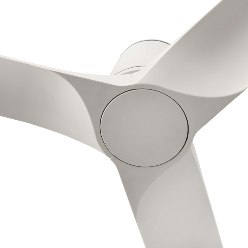 FARO 33826 - Plafonski ventilator HEY TUB S, beli, Ø 90 cm + daljinski upravljač