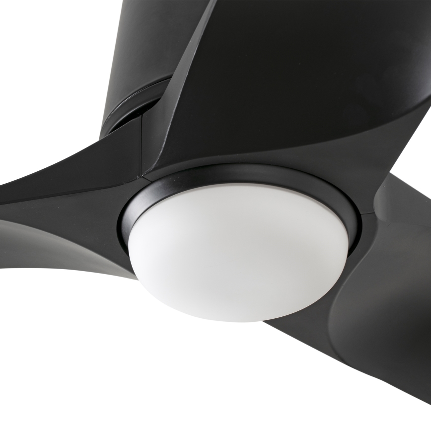 FARO 33827-1TW - LED prigušiva stropni ventilator HEY TUB S LED/10W/230V 2700/4000/6000K crna, prečnik 90 cm + sa daljinskim upravljačem