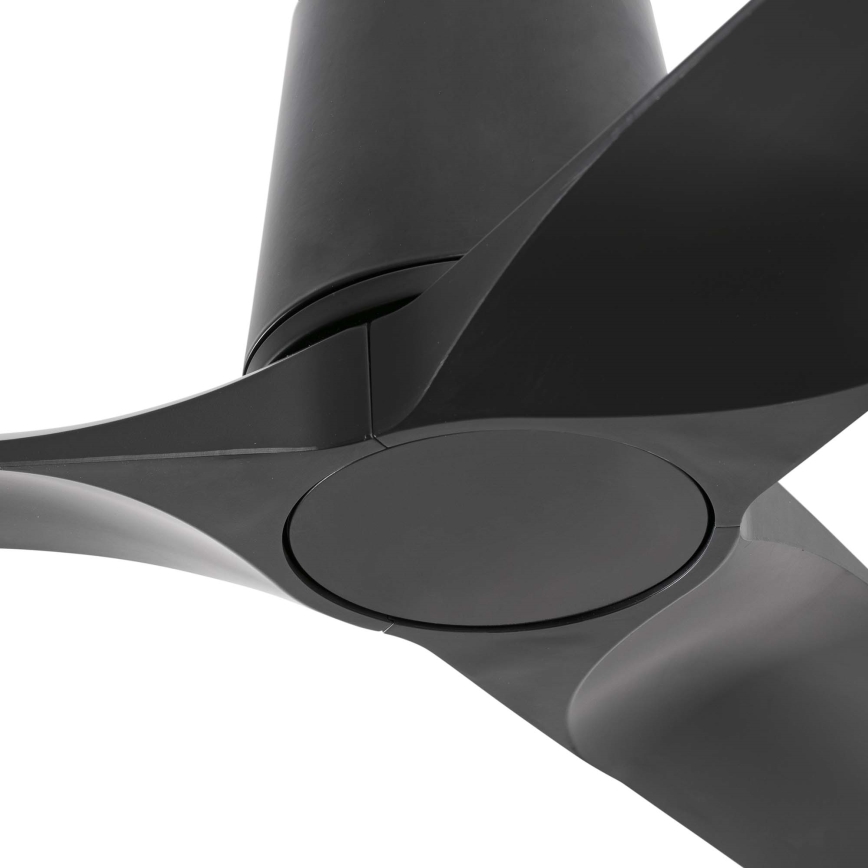 FARO 33827 - Plafonski ventilator HEY TUB S, crni, prečnik 90 cm + daljinski upravljač