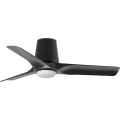 FARO 33827WT-1TW - LED prigušiva stropni ventilator HEY TUB sa LED/10W/230V 2700/4000/6000K crna, prečnik 90 cm, Wi‑Fi Tuya + daljinski upravljač
