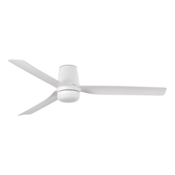 FARO 33828-1TW - LED prigušiva plafonski ventilator PUNT TUB M LED/18W/230V 3000/4200/6500K prečnik 130 cm bela + sa daljinskim upravljačem