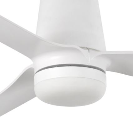 FARO 33828-1TW - LED prigušiva plafonski ventilator PUNT TUB M LED/18W/230V 3000/4200/6500K prečnik 130 cm bela + sa daljinskim upravljačem