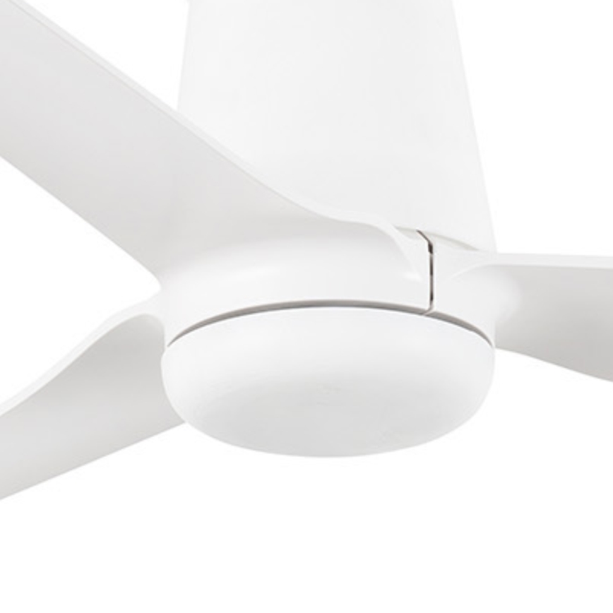 FARO 33828 - Plafonski ventilator PUNT TUB M, beo, Ø 130 cm + daljinski upravljač