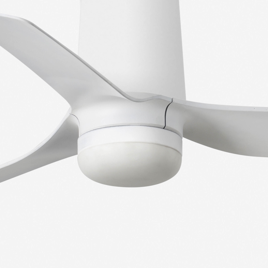 FARO 33832-1TW - LED prigušiva stropni ventilator MINI PUNT TUB sa LED/10W/230V 2700/3000/4000K prečnik 90 cm bela + daljinski upravljač