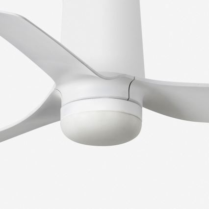 FARO 33832-1TW - LED prigušiva plafonski ventilator MINI PUNT TUB sa integrisanom LED/10W/230V, 2700/4000/6000K, prečnik 90 cm, beo + daljinski upravljač
