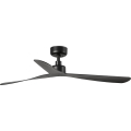 FARO 34196 - Plafonski ventilator ROCKER M prečnika 132 cm, crne boje, sa daljinskim upravljačem