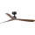 FARO 34197 - Plafonski ventilator ROCKER M prečnika 132 cm smeđa/crna + daljinski upravljač