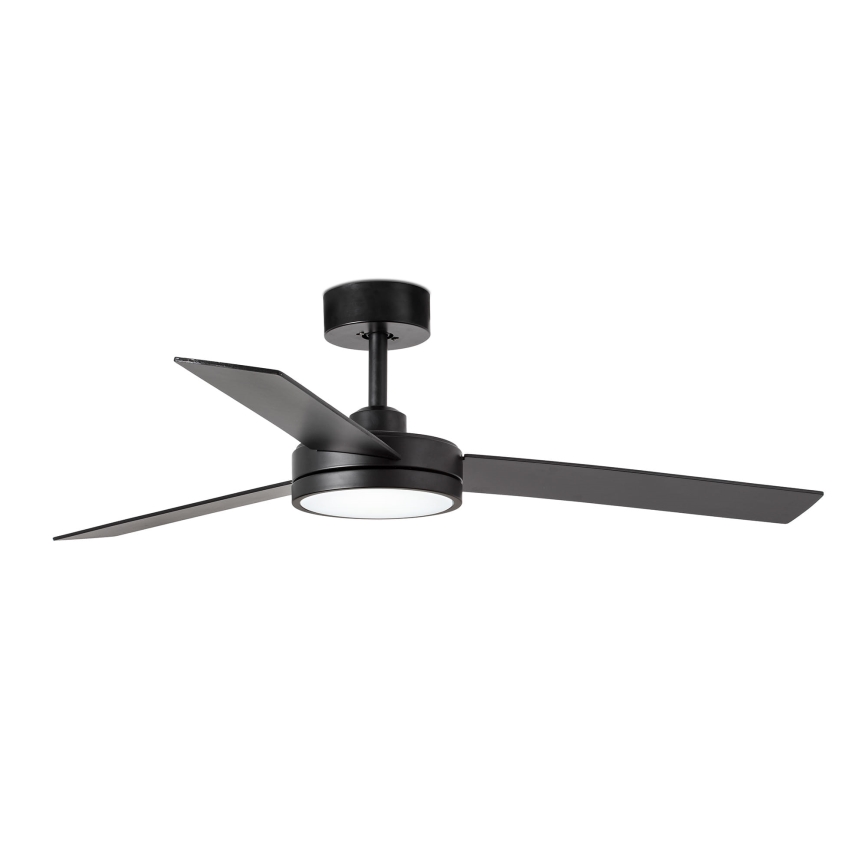 FARO 34261 - LED plafonski ventilator BARTH LED/24W/230V crni + daljinski upravljač