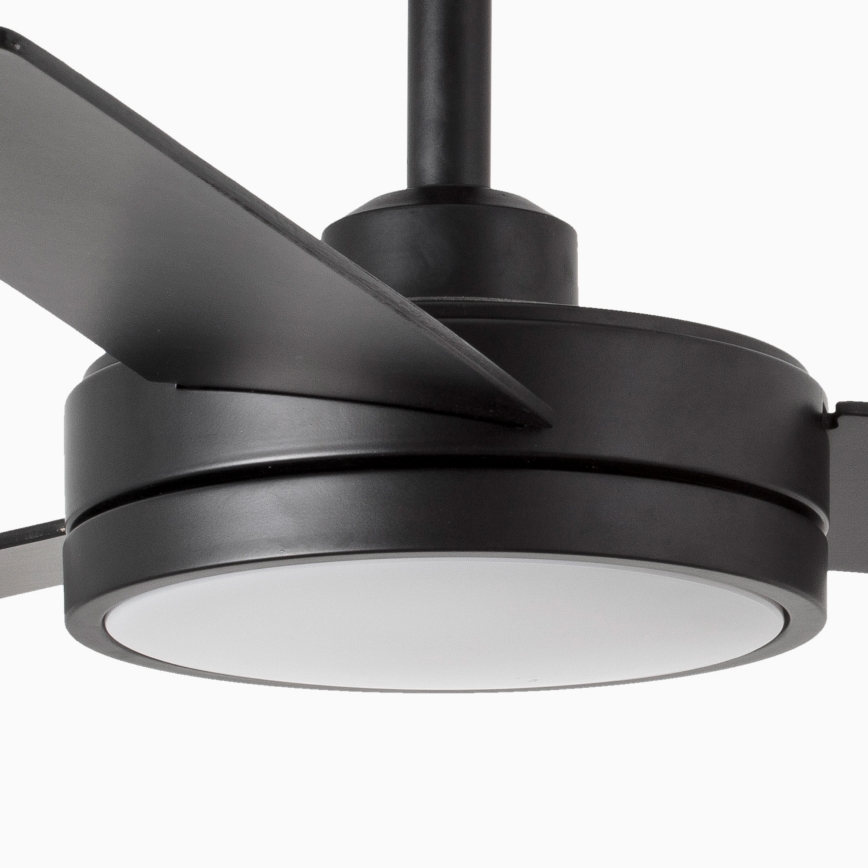 FARO 34261 - LED plafonski ventilator BARTH LED/24W/230V crni + daljinski upravljač