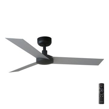 FARO 34285 - Stropni ventilator CRUISER S crni prečnika 106 cm + daljinski upravljač