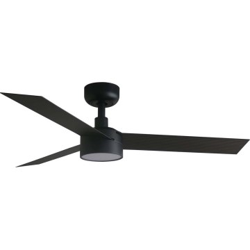 FARO 34289WT1S - LED prigušiva plafonski ventilator CRUISER S sa LED osvetljenjem/18W/230V 2700/3000/4000K, prečnika 106 cm, crna, Wi-Fi Tuya + daljinski upravljač