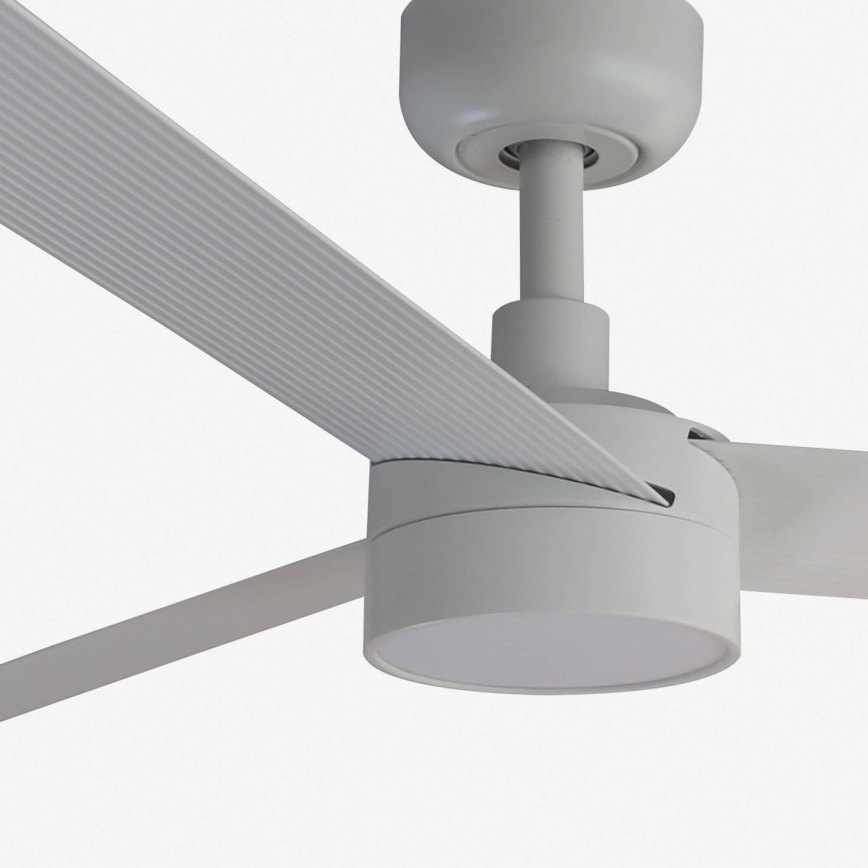 FARO 34290-1TW - LED prigušiva ventilator CRUISER LED/20W/230V 2700/4000/6500K prečnik 132 cm bela + daljinski upravljač