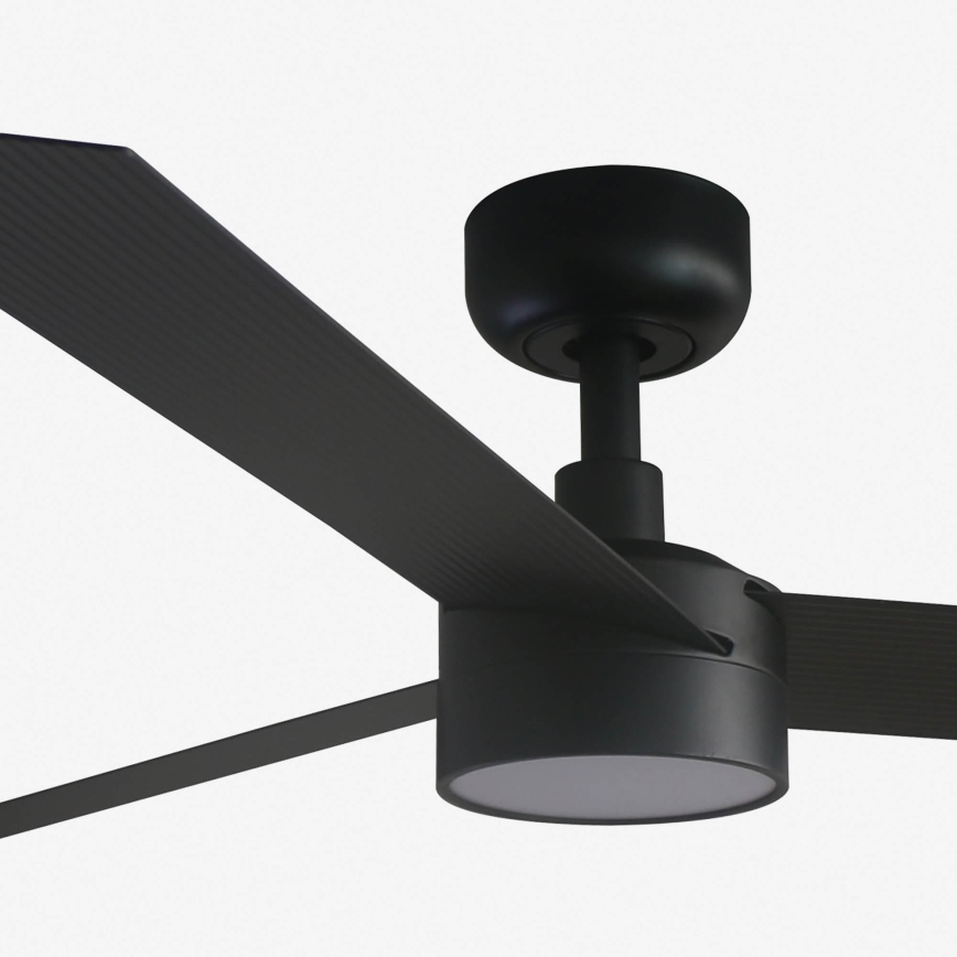 FARO 34291-1TW - LED prigušiva plafonski ventilator CRUISER LED/20W/230V 2700/3000/4000K prečnik 132 cm crna + daljinski upravljač