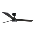 FARO 34291WT1S - LED prigušiva plafonski ventilator CRUISER L LED/18W/230V 2700/3000/4000K prečnik 132 cm crna Wi-Fi Tuya + daljinski upravljač