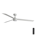 FARO 34292-1TW - LED prigušiva ventilator CRUISER LED/20W/230V 2700/3000/4000K prečnik 160 cm bela + daljinski upravljač