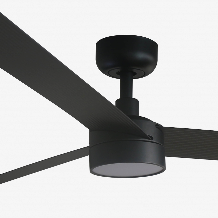 FARO 34293-1TW - LED prigušiva stropni ventilator CRUISER XL LED/18W/230V 2700/3000/4000K prečnik 160 cm crna + daljinski upravljač
