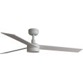 FARO 34297WT1S - LED stropni ventilator RUDDER L sa prigušiva LED/18W/230V 2700/3000/4000K preč. 132 cm bež/bela Wi-Fi Tuya + daljinski upravljač