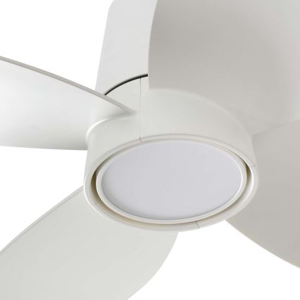 FARO 34315 - LED plafonski ventilator KLOVER S, prigušiva, LED/20W/230V 2700/4000/6500K, bela, prečnika 80 cm + daljinski upravljač