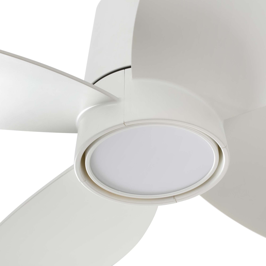 FARO 34315 - LED plafonski ventilator KLOVER S, prigušiva, LED/20W/230V 2700/4000/6500K, bela, prečnika 80 cm + daljinski upravljač