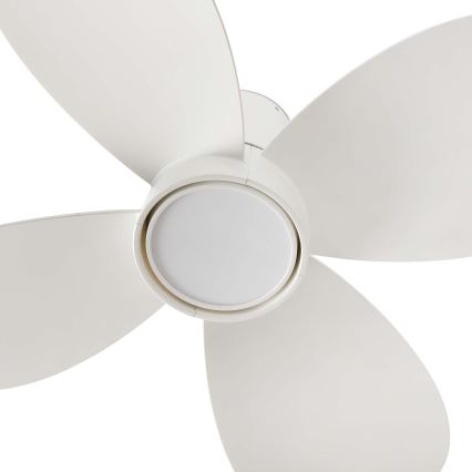 FARO 34315 - LED plafonski ventilator KLOVER S, prigušiva, LED/20W/230V 2700/4000/6500K, bela, prečnika 80 cm + daljinski upravljač