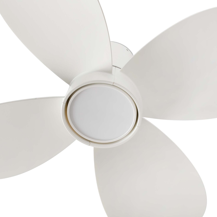 FARO 34315 - LED plafonski ventilator KLOVER S, prigušiva, LED/20W/230V 2700/4000/6500K, bela, prečnika 80 cm + daljinski upravljač