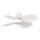 FARO 34315SWT - LED plafonski ventilator KLOVER S (prigušiva) LED/20W/230V 2700/3000/4000K, prečnik 80 cm, beo, Wi‑Fi Tuya + daljinski upravljač
