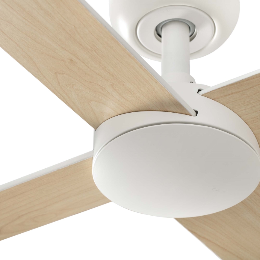 FARO 34355 - Plafonski ventilator RUDDER L bež/bela, prečnik 132 cm + daljinski upravljač