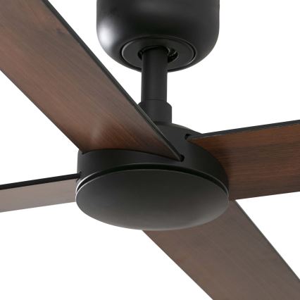 FARO 34356 - Plafonski ventilator RUDDER L braon/crna prečnik 132 cm + daljinski upravljač