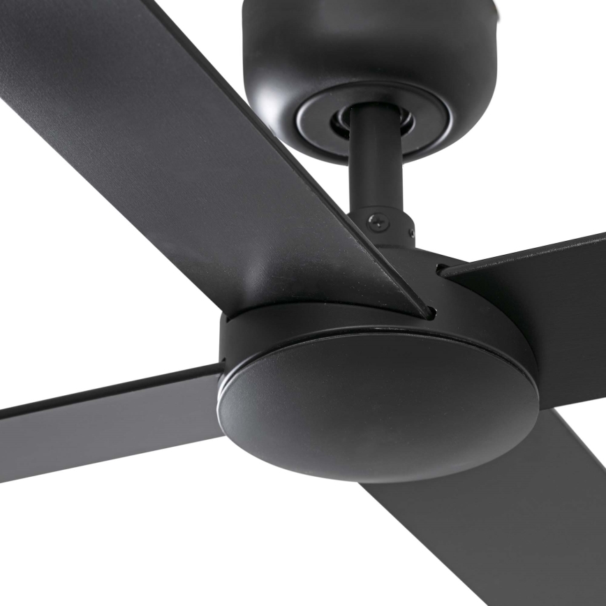 FARO 34356 - Plafonski ventilator RUDDER L braon/crna prečnik 132 cm + daljinski upravljač