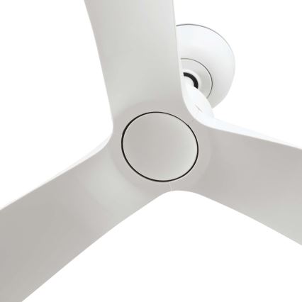 FARO 34363 - Plafonski ventilator OUTWOOD L, bela, prečnik 150 cm, IP44 + daljinski upravljač