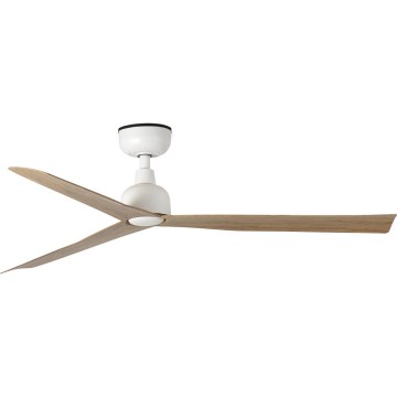 FARO 34370 - Plafonski ventilator MARINE M, prečnik 125 cm, braon/bela, IP44 + daljinski upravljač